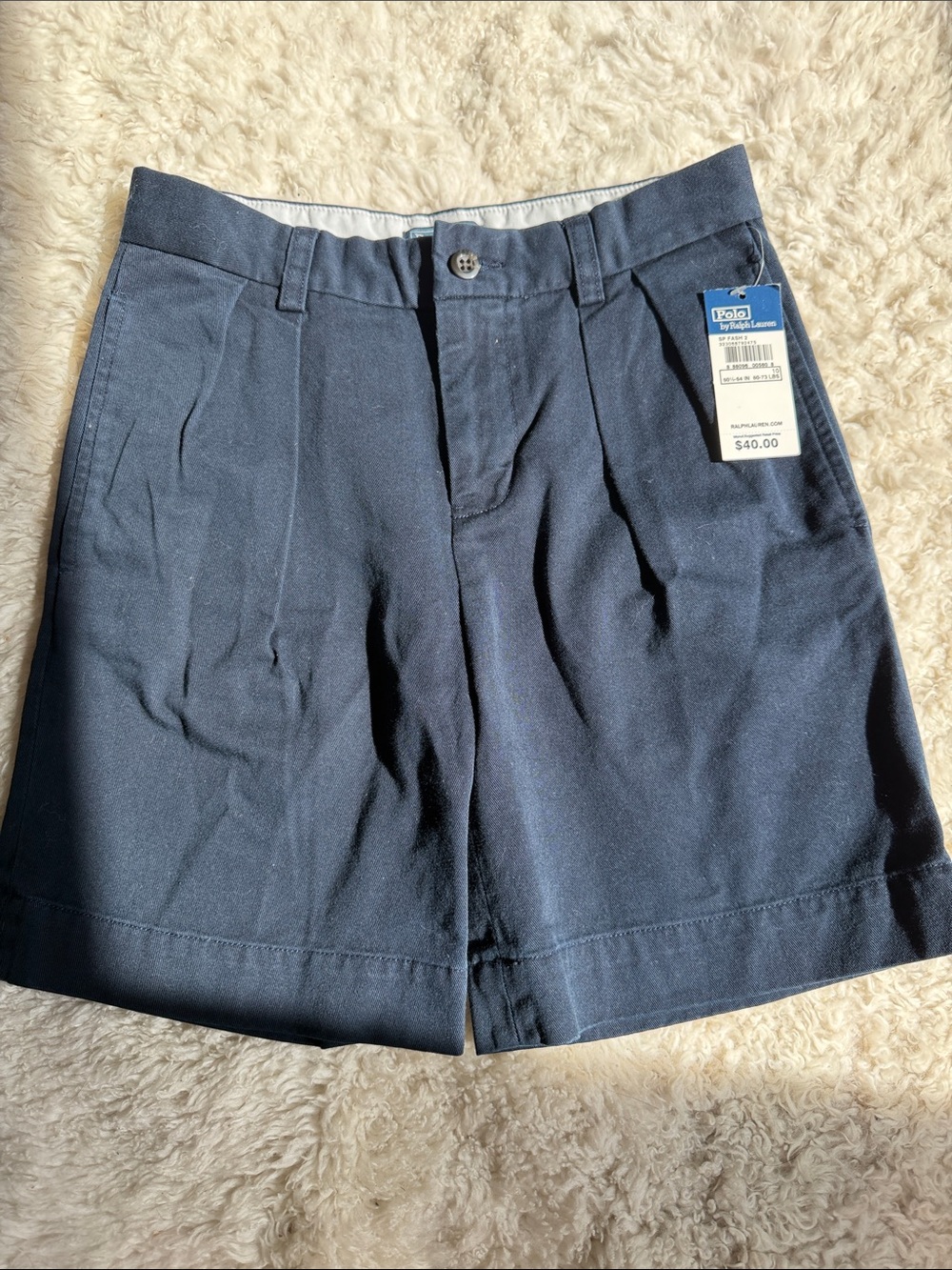 Polo by Ralph Lauren Navy Kids Shorts